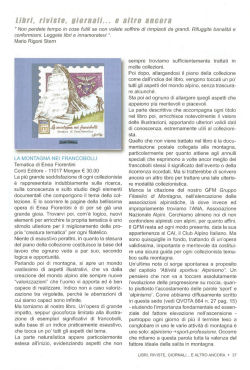 pagina 37 della rivista "QUOTA 864" con la recensione del volume "La Montagna nei Francobolli"